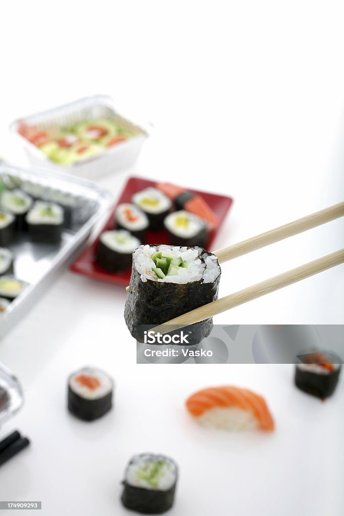 Leckeres Sushi, Maki - Lizenzfrei Asiatische Kultur Stock-Foto