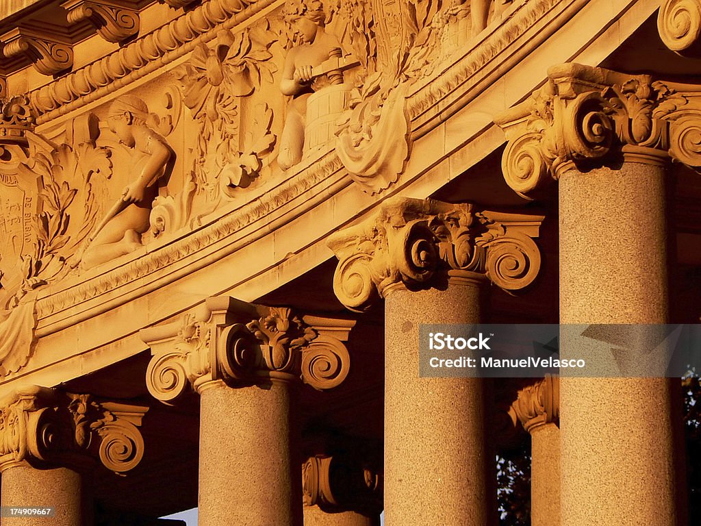 Korinthischen Säulen - Lizenzfrei Architektonische Säule Stock-Foto