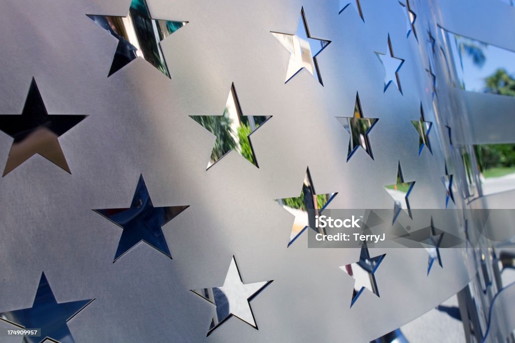 Chrome estrelas - Foto de stock de Abstrato royalty-free