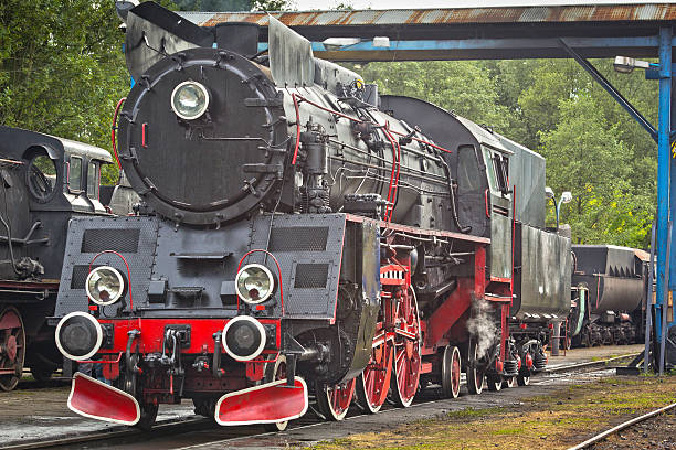 istock Old steam locomotive 174910404