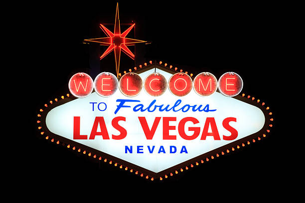 Welcome to Fabulous Las Vegas stock photo