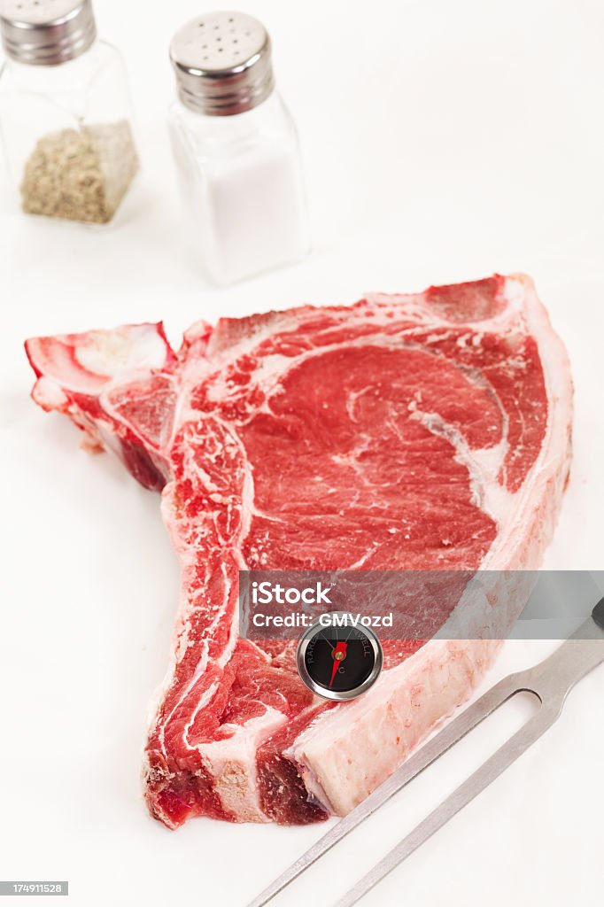 Cru T-Bone Steak - Royalty-free Bife Foto de stock