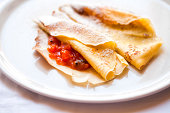 Delicious french crepe