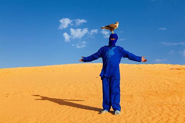 Berber man Portrait in the Sahara Desert