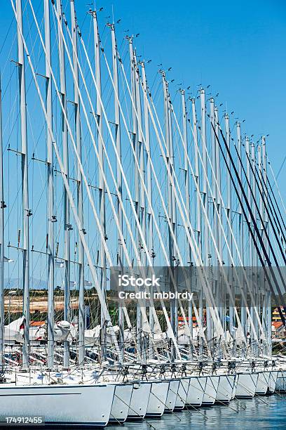 Marina Bay Mit Segelbooten Stockfoto und mehr Bilder von Adriatisches Meer - Adriatisches Meer, Anlegestelle, Bucht