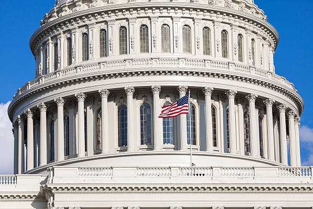 istock Capitol Building and the American Flag 174912841