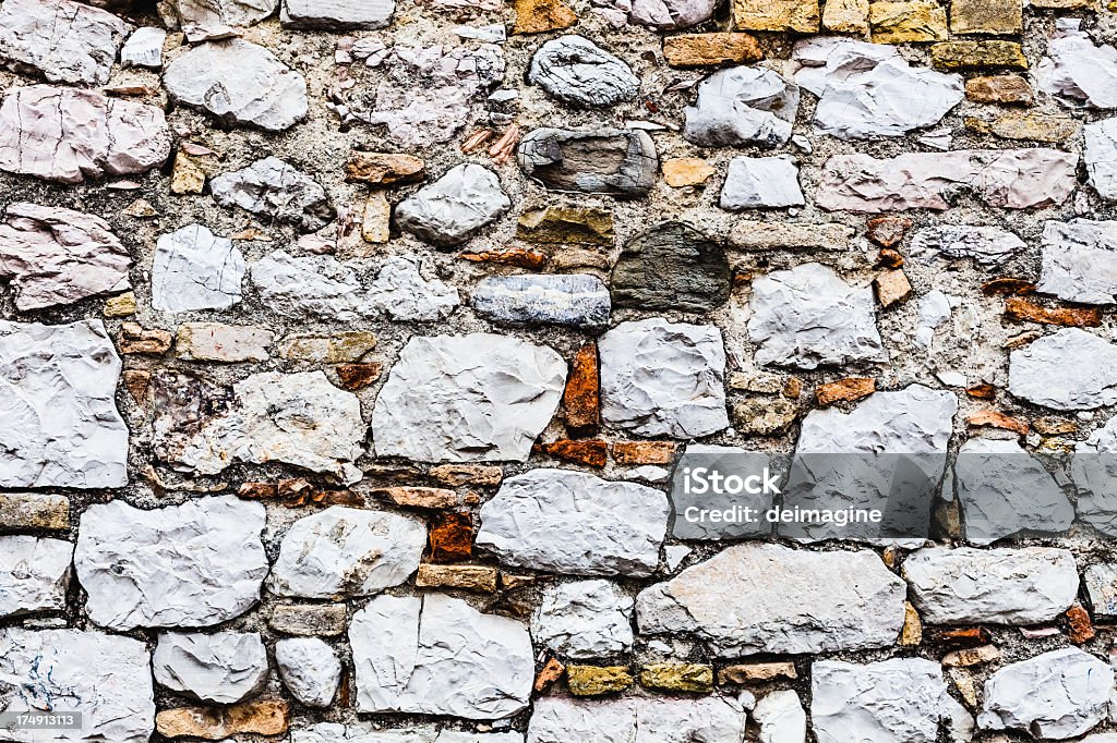 Muro di pietra - Foto stock royalty-free di Antico - Condizione