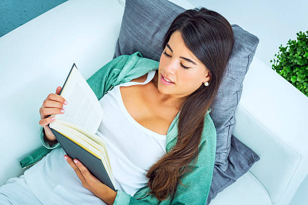 istock Casual woman reading a novel 174913149