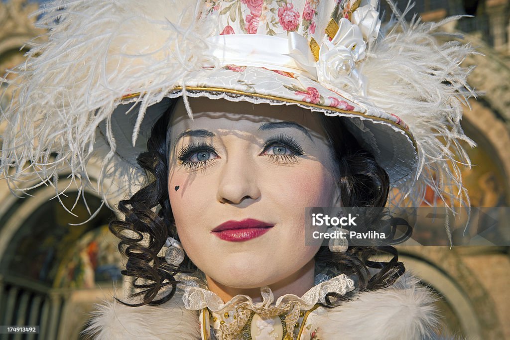 Belle dame 2013 Carnaval Masque de Venise, Italie - Photo de Adulte libre de droits