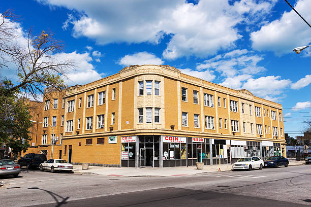 istock Neighborhood Shops and Laundry, Avalon Park, Chicago 174913614
