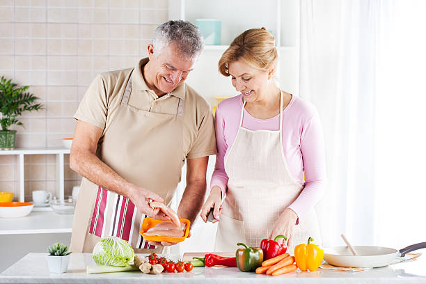 istock Senior Couple in the kitchen 174913837