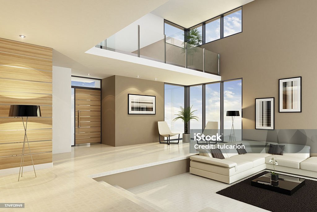 Luxueux Penthouse intérieur - Photo de Maison de vacances libre de droits