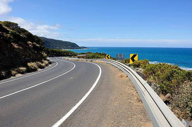 great ocean road - australian culture landscape great ocean road beach stock-fotos und bilder