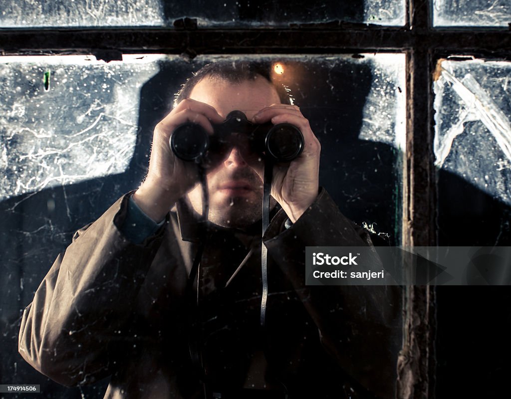 Silueta de espías - Foto de stock de Adulto libre de derechos