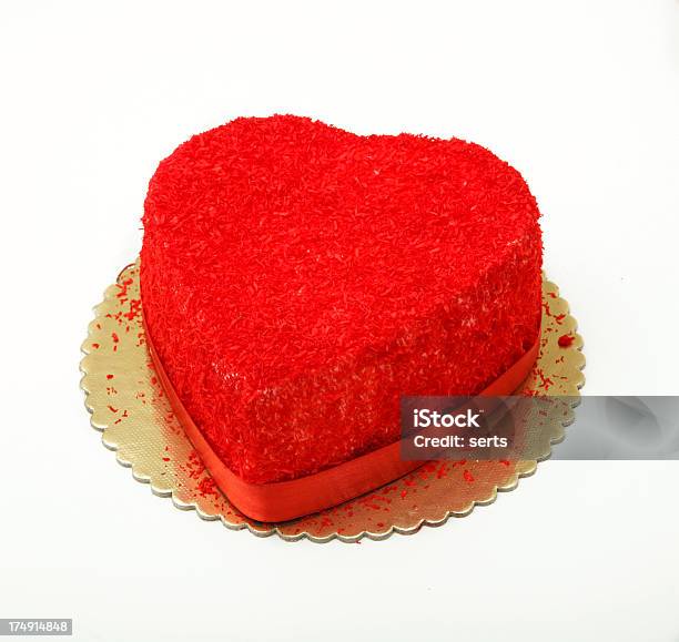 Coração De Bolo - Fotografias de stock e mais imagens de Amor - Amor, Bolo - Sobremesa, Bolo de Chocolate