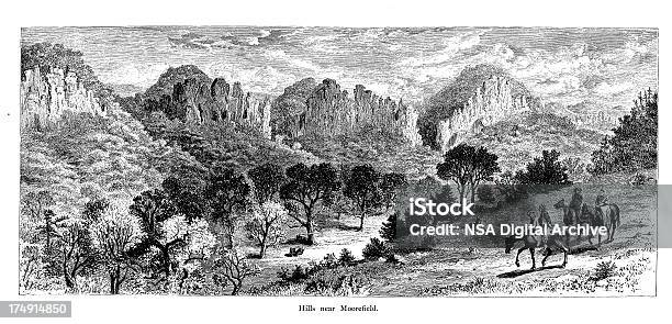 근처 언덕에 Moorefield 웨스트 버지니아 나무 조각 0명에 대한 스톡 벡터 아트 및 기타 이미지 - 0명, 19세기, 19세기 스타일