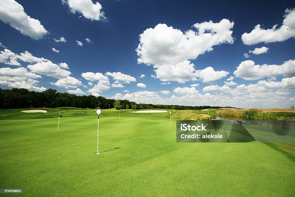 Golf - Lizenzfrei Anhöhe Stock-Foto