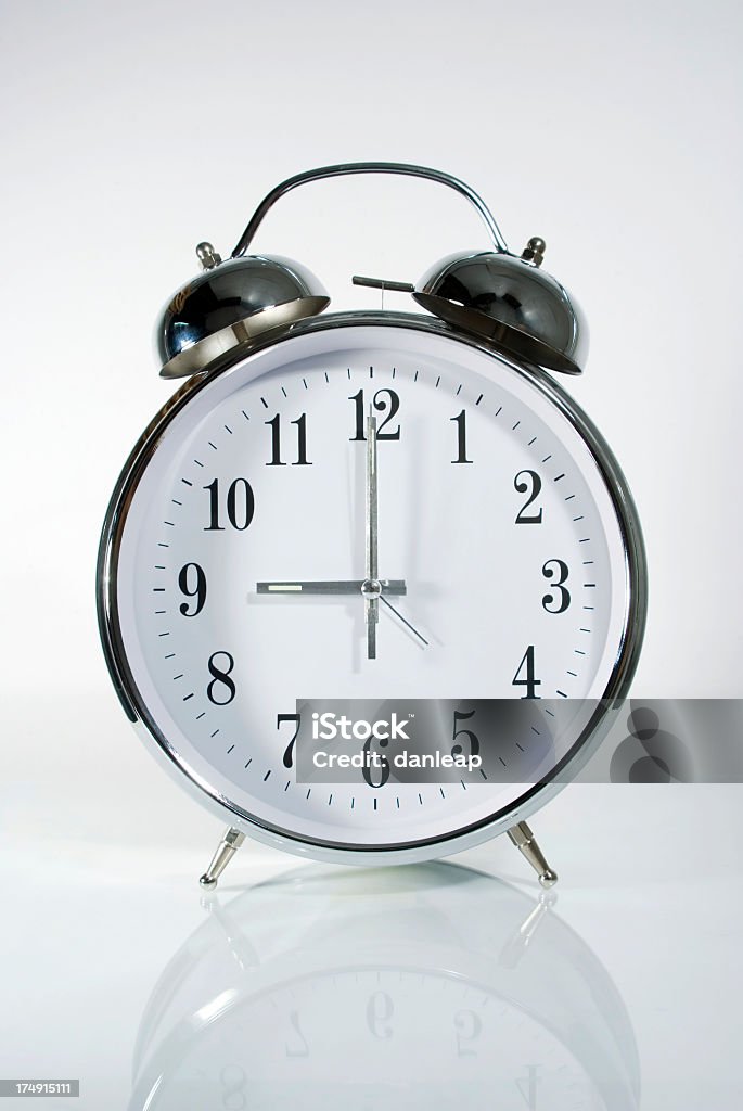 Alarm Wecker - Lizenzfrei 9 Uhr Stock-Foto