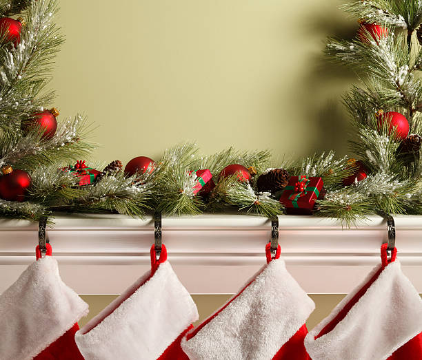 istock Stockings On Mantelpiece 174915166