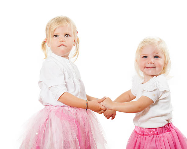istock Cute little girls playing 174915400