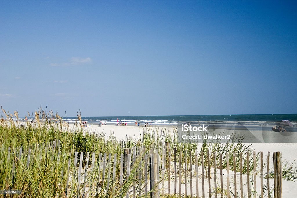 Вид на пляж 2 - Стоковые фото Миртл-Бич роялти-фри