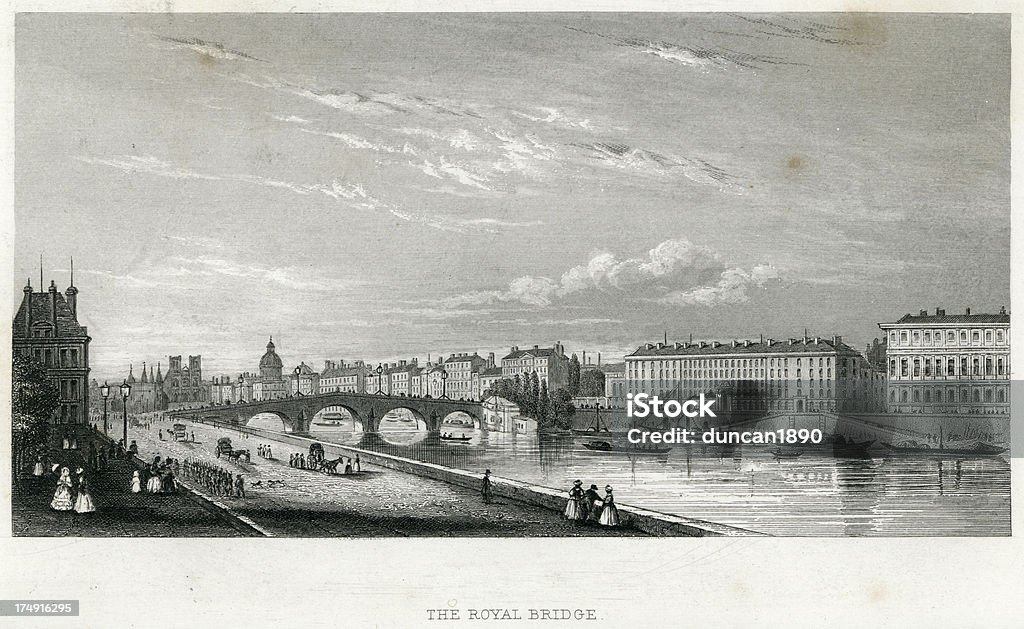Royal 브론, 파리 - 로열티 프리 19세기 스톡 일러스트
