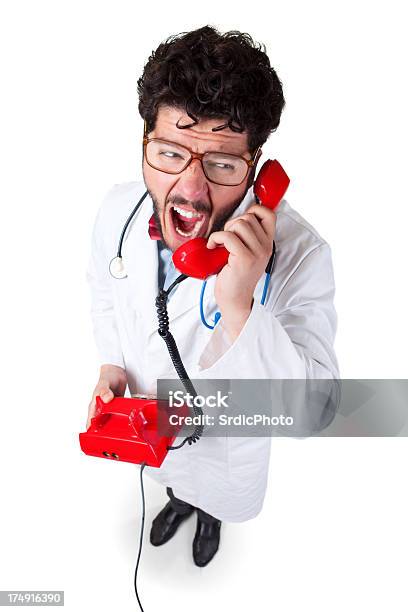 Crazy Doctor Stock Photo - Download Image Now - 20-29 Years, 30-39 Years, Adult