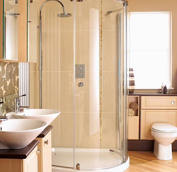 istock Interior of small luxurious bathroom 174916542