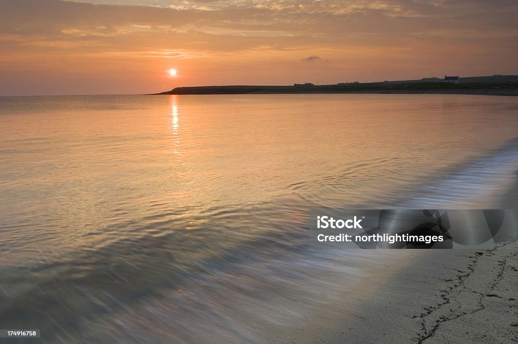 목가적인 해변 해질녘까지 - 로열티 프리 바다 스톡 사진