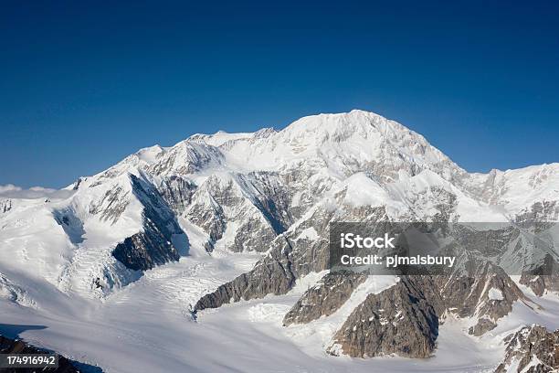 Mountain Summit Stock Photo - Download Image Now - Denali - Mountain, Denali National Park and Preserve, Aerial View