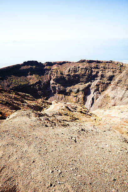 Crater of Mount Vesuvio