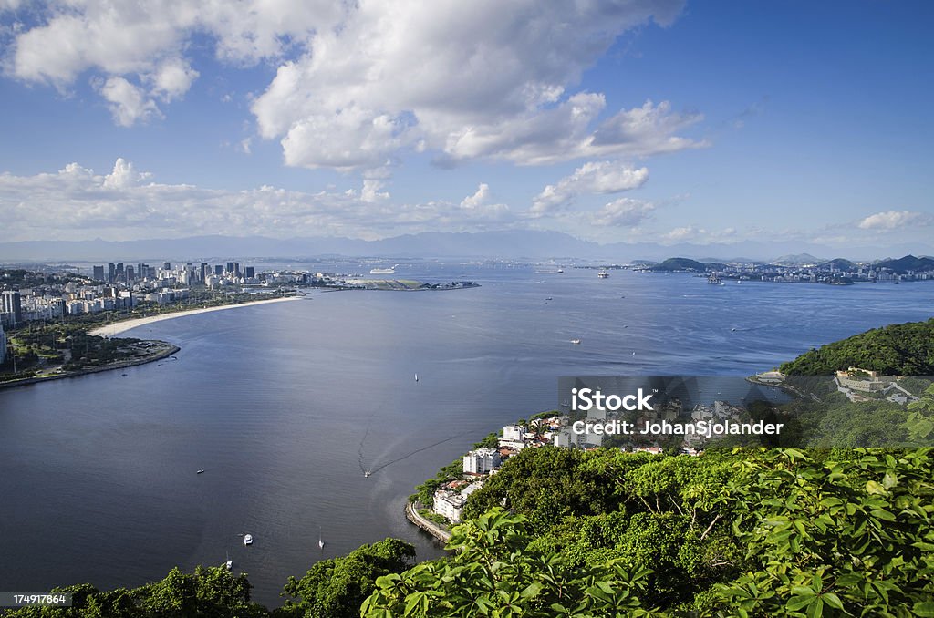 Vue du Pain de Sucre de Rio de Janeiro - Photo de Amérique du Sud libre de droits