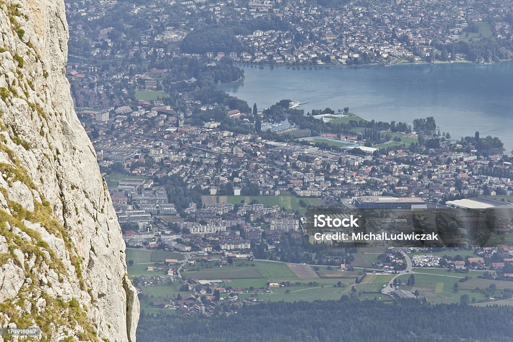 Cidade de Thun - Royalty-free Alpes Europeus Foto de stock