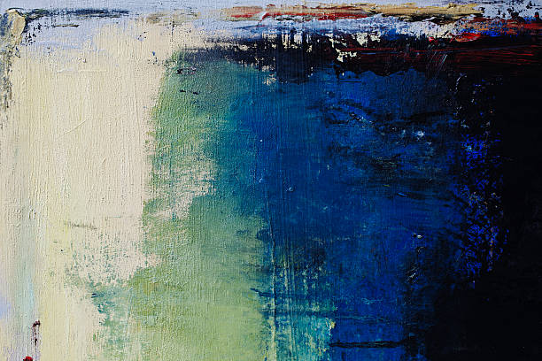 istock Abstract painted blue and green art backgrounds. 174918129