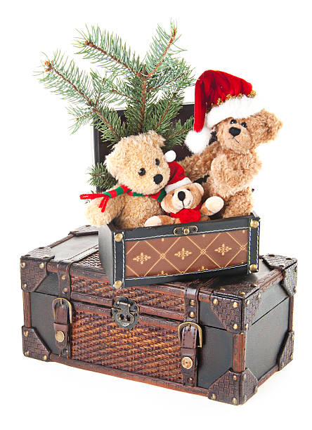 istock Christmas Toys With Teddy Bear and Ornaments 174918461