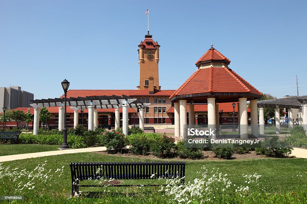 Springfield Union Station - Lizenzfrei Springfield - Illinois Stock-Foto