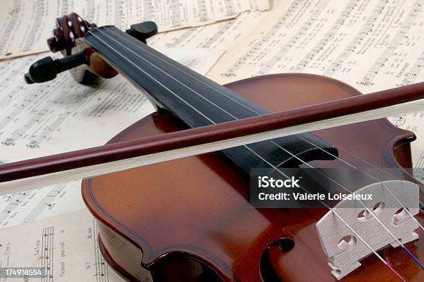 Violin Stock Photo - Download Image Now - Orchestra, Arts Culture and Entertainment, Bass Clef
