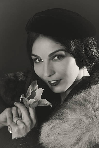 istock 1940s style.Female portrait 174918895