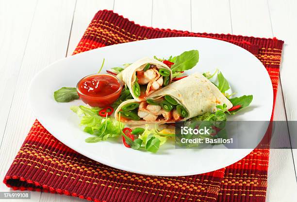 Mexican Fajitas Stock Photo - Download Image Now - Appetizer, Basil, Bowl