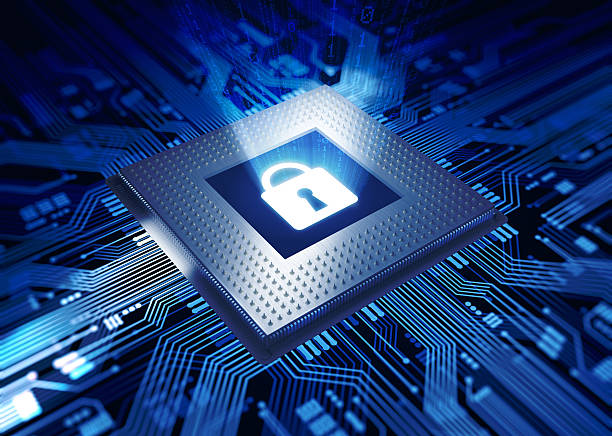 istock Concept of cyber security with lock 174919297