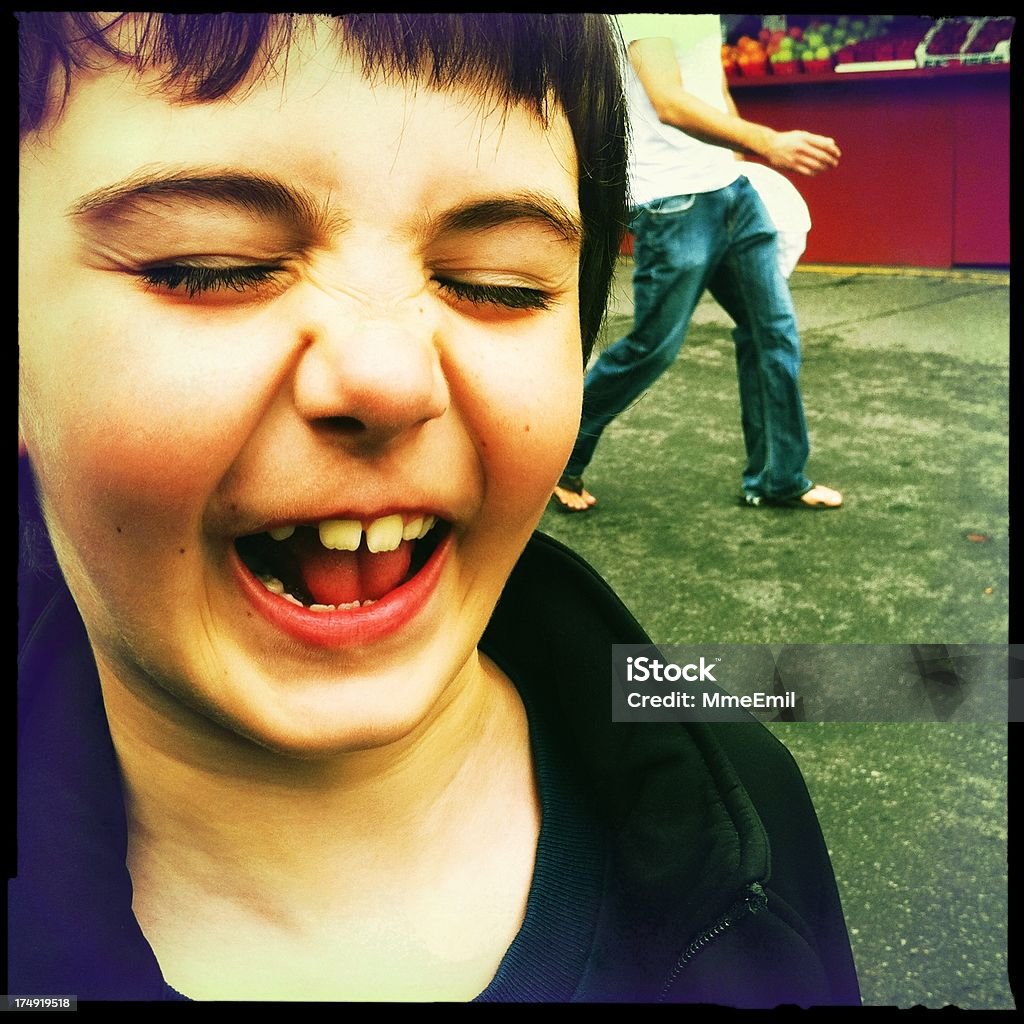 Funny Gesicht - Lizenzfrei 8-9 Jahre Stock-Foto