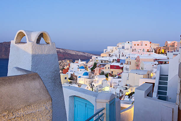 istock Oia Cityscape at twilight. Santorini. Greece. 174919707