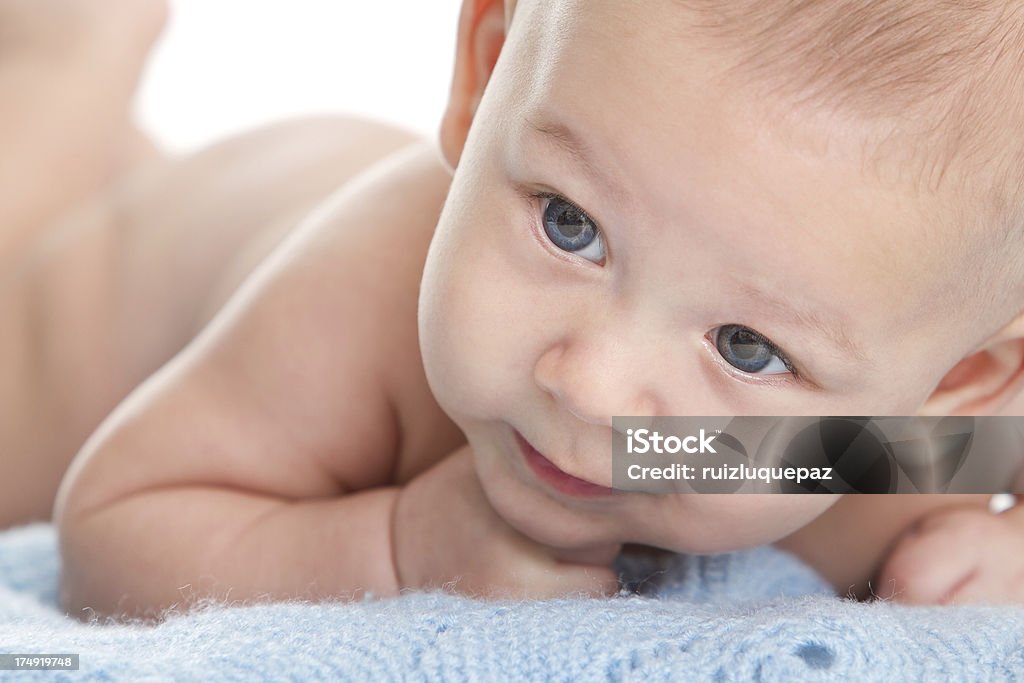 Dolce neonato'portrait - Foto stock royalty-free di 0-11 Mesi