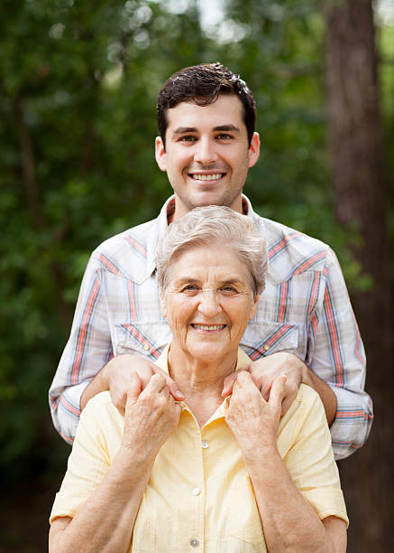 istock Happy grandmother with grandson 174920143