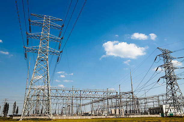 istock power pylons and substation 174920154