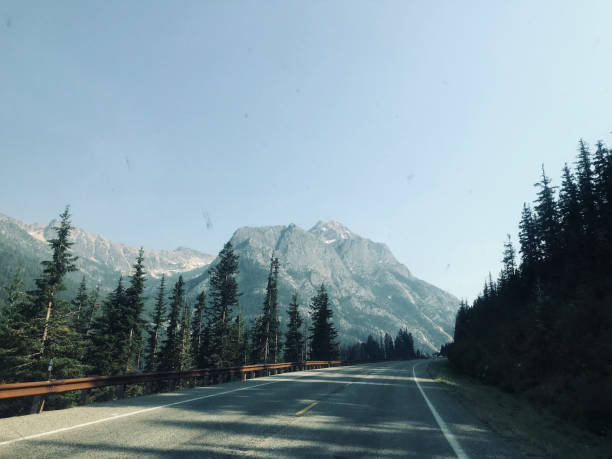 Mountains on a Washington State Road