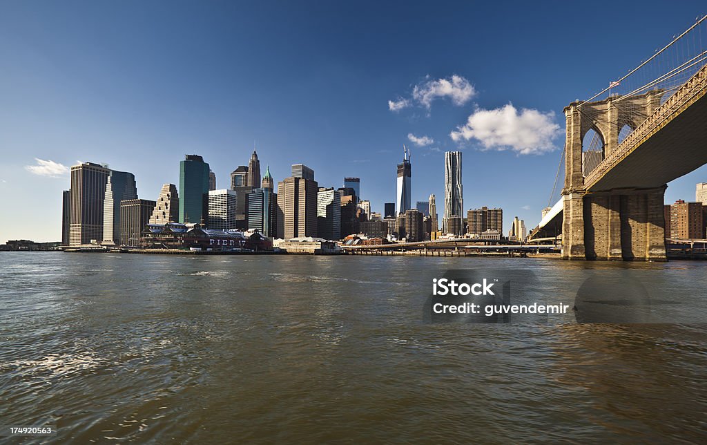 Skyline von New York - Lizenzfrei Außenaufnahme von Gebäuden Stock-Foto