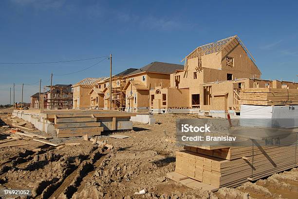 Housing Konstruktion 21 Stockfoto und mehr Bilder von Baugewerbe - Baugewerbe, Baustelle, Eigenheim