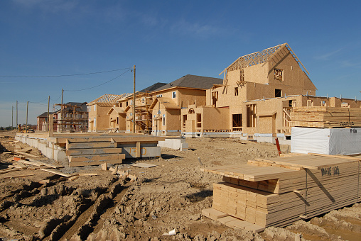subdivision under construction