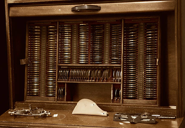 istock Vintage Optometrist Phoropter Eye Exam Kit 174921455